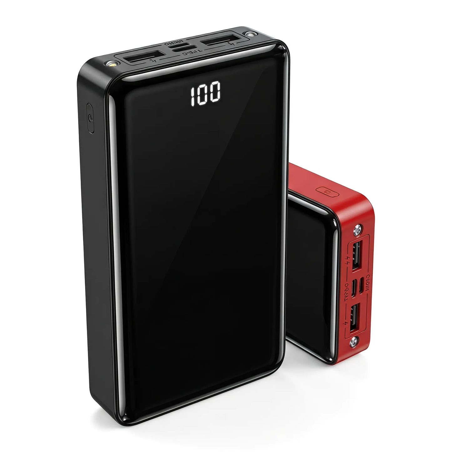 Ultra High Capacity 50000mAh Portable Power Bank - 22.5W Fast Charging, Dual Input/Output, LED Display & Flashlight for iPhone & Android