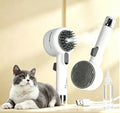 Fresh Fur Shower Brush, 2 in 1 Pet Steam Brush,Spray Hair Removal Comb for Cats ＆ Dogs - Deshedding＆ Grooming